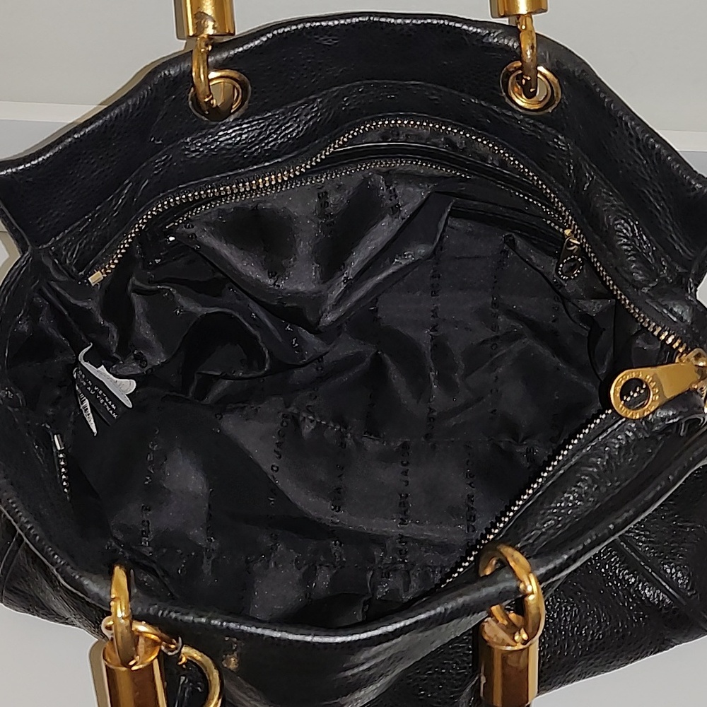 Marc Jacobs Y2K Bag Too Hot to Handle Leather Satchel Black Bag - Picture 14 of 16